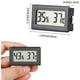 thumbnail image 2 of Paquete de 5 mini termómetros digitales para temperatura, humedad e higrómetros digitales para interiores, color negro., 2 of 5