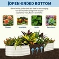 thumbnail image 6 of CazToi 2-Pack 8x2x1.5 ft Galvanized Steel Raised Garden Bed Rust-Proof Deep Root Planter Box, 6 of 8