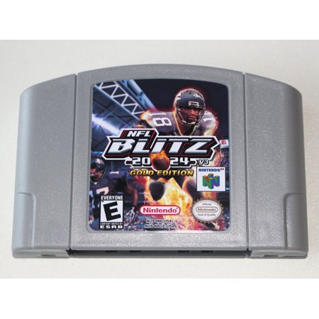 NFL Blitz 2024 V3 Gold Edition English Game For N64 NTSC-U/C US Canada