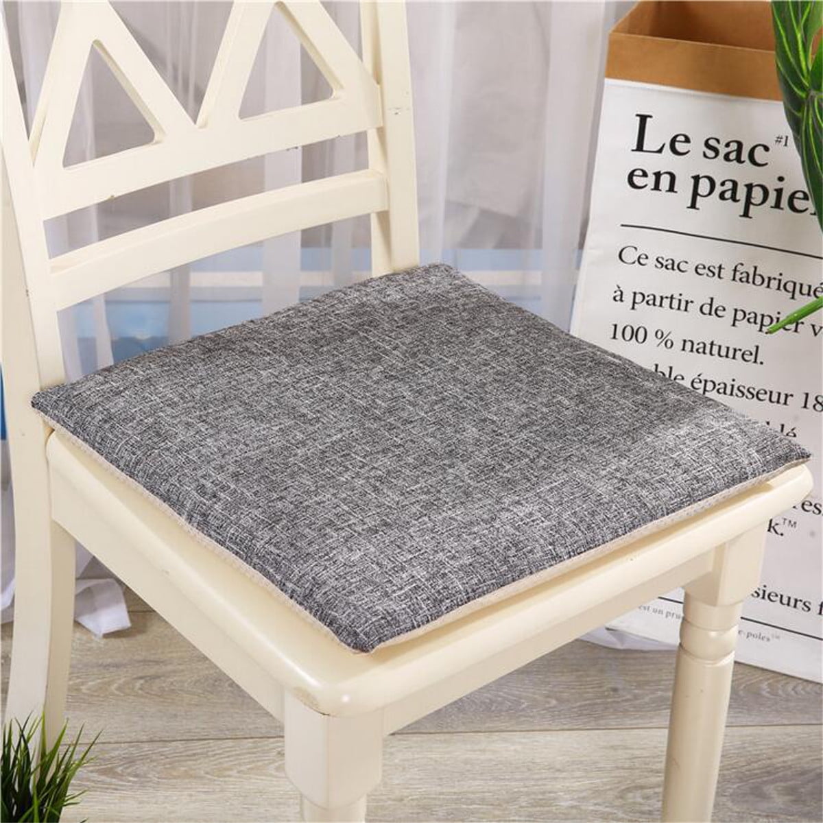 Non Slip Cotton Dining Chair Pads Multi Colors Washable All Seasons 15 Inches Square Grid Chair Seat Cushions Indoor Outdoor Sofa Floor Home Kitchen Office Decor Walmartcom Walmartcom
