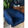 thumbnail image 4 of Gild Design House Chaise de Club Nora, Bleu, 4 of 4