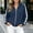 Navy, variant on BRGZLK Striped Zip Up Hoodies for Women Trendy Long Sleeve Fleece Lined Track Jackets Tops Sweatshirts Streetwear Casual Athletic Sweatshirts with Pockets Khaki L