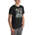 thumbnail image 6 of Moses Parting the Red Sea T-Shirt – Bible Story Graphic Tee in Japanese Woodblock Style | Unisex Christian Tshirt (Black Heather, XS), 6 of 6