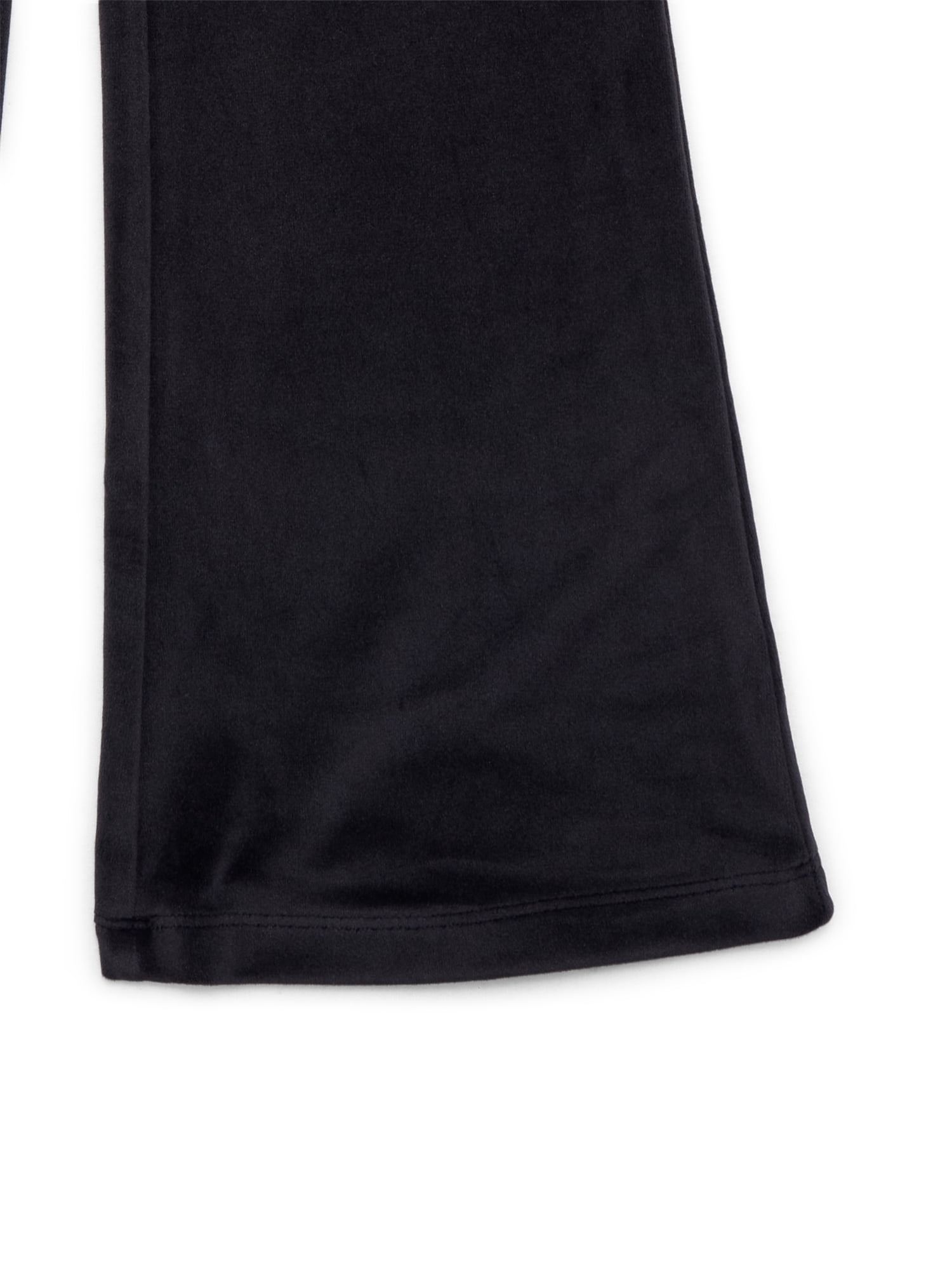 Wonder Nation Girls Velour Flare Pants, Sizes 4-18 & Plus