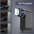 thumbnail image 3 of Hub USB VIENON USB 3.0 de 4 puertos con 3 puertos USB y 1 puerto de alimentación/datos USB C, 3 of 7