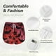 thumbnail image 4 of Balery Bats And Spiders Pantalones cortos deportivos para mujer con forro y dos bolsillos, elásticos, para entrenamiento, gimnasio, yoga-X-Large, 4 of 7
