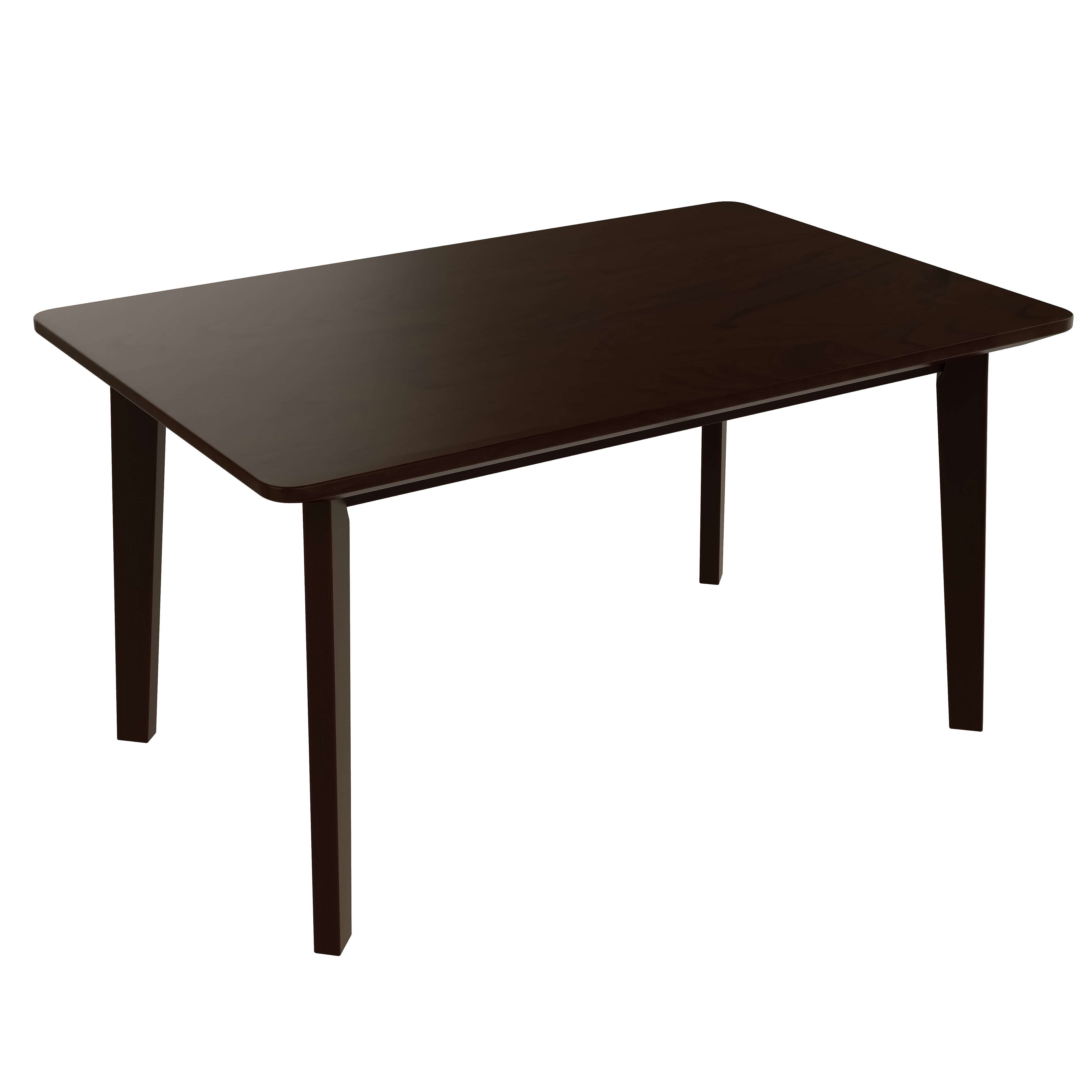Euroco 47" Farmhouse Dining Table for 4,Wooden Rectangular Kitchen Table with Wood Frame for Dining Room,Kitchen Living Room,Espresso