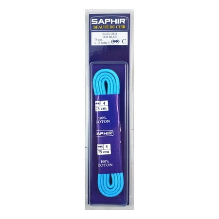 

Saphir Beaute du Cuir Waxed Round 1.5mm Laces 2462 75cm-25 Iris Blue
