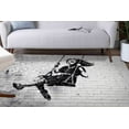 thumbnail image 3 of Banksy Girl On Swing Rugs, Swing Girl Rug, Banksy Rug, Painting Rug, Dining Room Rug, Thin Rug, Wall Hanging Rug, Non Slip Rug, Outdoor Rug, 2.3'x3.3' - 70x110 cm, 3 of 8
