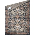 thumbnail image 4 of Babylon Vintage Navy Indoor Abstract Rug Multi 4' x 6' Latex Free 4' x 6' Bedroom, 4 of 5
