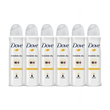 6 Pack Dove Invisible Dry Antiperspirant Deodorant Spray, 150ml
