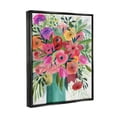 thumbnail image 3 of Stupell Industries Bold Red & Pink Mixed Bouquet Botanical & Floral Painting Black Floater Framed Art Print Wall Art, 3 of 6