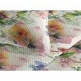 thumbnail image 3 of Ambesonne Floral Quilted Bedspread Set 3 Pcs, Flowers Wild Blooming Meadow, King, Pink Green and Blue Violet, 3 of 4