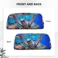 thumbnail image 2 of Rocae Sea Turtle Swims for Multifunctional Pen Organizer with Zipper Closure, Ideal for Tools, Gadgets, Cosmetics, Stationary,Travel Accessary, 2 of 5