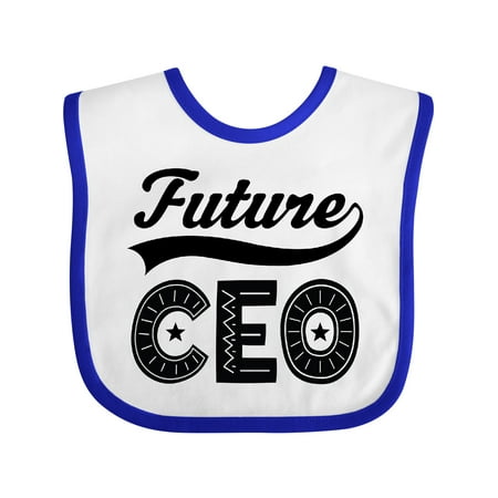 

Inktastic Future CEO Boss Gift Boys or Girls Baby Bib