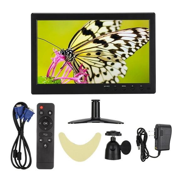Monitor LCD Sincero panorámico HD 1080P de 10,1 pulgadas HDMI/VGA/BNC/AV