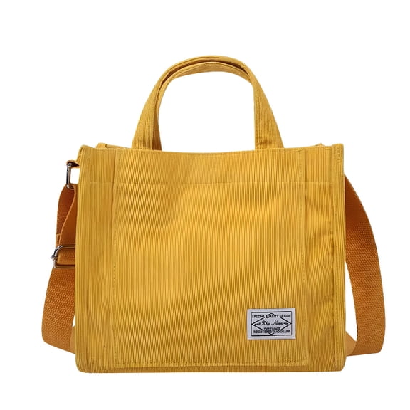 GASTROPOD Crossbody Tote Bags for Women Medium Corduroy Shoulder Purse Top Handle Travel Satchel Everyday Handbags