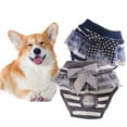 thumbnail image 3 of Happy Date Luxury Reusable Dog Diapers Durable & Washable Sanitary Wraps Panties for Female Pets with Strong & Flexible Velcro, 3 of 8