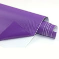 thumbnail image 3 of Mduoduo 1X Car Purple Carbon Fiber Vinyl Wrap Sticker Panel 50x12Inch Interior Decorative Stickers Car Accessories, 3 of 6