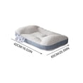 thumbnail image 3 of Adjustable Bed Wedge Pillow for Sleep Apnea, Gerd, Acid Reflux, Post Surgery, Heartburn - Foam Wedge Pillow for Back Pain Relief, Sleep Apnea Pillow Wedge or Bed Wedge Pillow for Sleeping for Seniors, 3 of 8