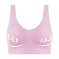 thumbnail image 4 of Taqqpue Womens Plus Size Bras Comfortable Wireless No Underwire Bra Seamless Full Coverage T Shirt Everyday Bralettes Push Up Supportive Bras S-6XL, 4 of 6