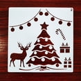 thumbnail image 4 of XISAOK 12PCS Reusable Christmas Style Drawing Stencil Set for Christmas Party Decors, 4 of 8