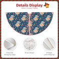 thumbnail image 5 of Balery Space Puppy Printed Christmas Tree Skirt , Merry Christmas Party Christmas Tree Decoration,Adjustable Tree Skirt-30", 5 of 8