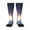 2 Black-1, variant on Dreamy Forest Elf print thigh-high socks, crafted for both men and women with a stretchy, high-opaque design perfect for daily wear
