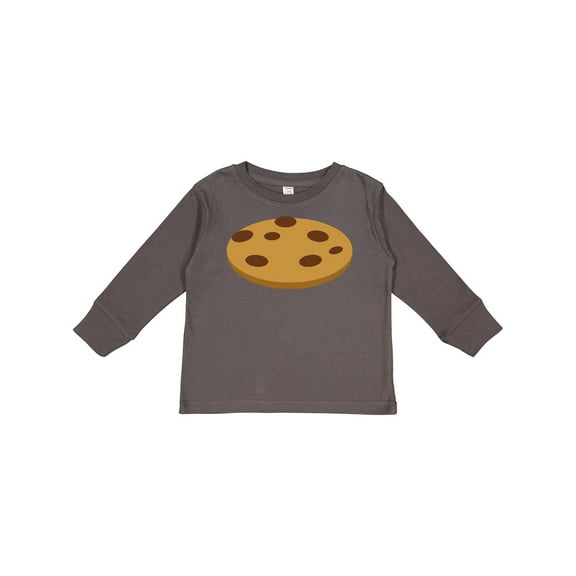 Inktastic Chocolate Chip Cookie Boys or Girls Long Sleeve Toddler T-Shirt