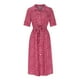 thumbnail image 4 of Vestido largo hasta la rodilla con botones y manga corta con estampado bohemio de verano para mujer Fridja  bnh7202, 4 of 8