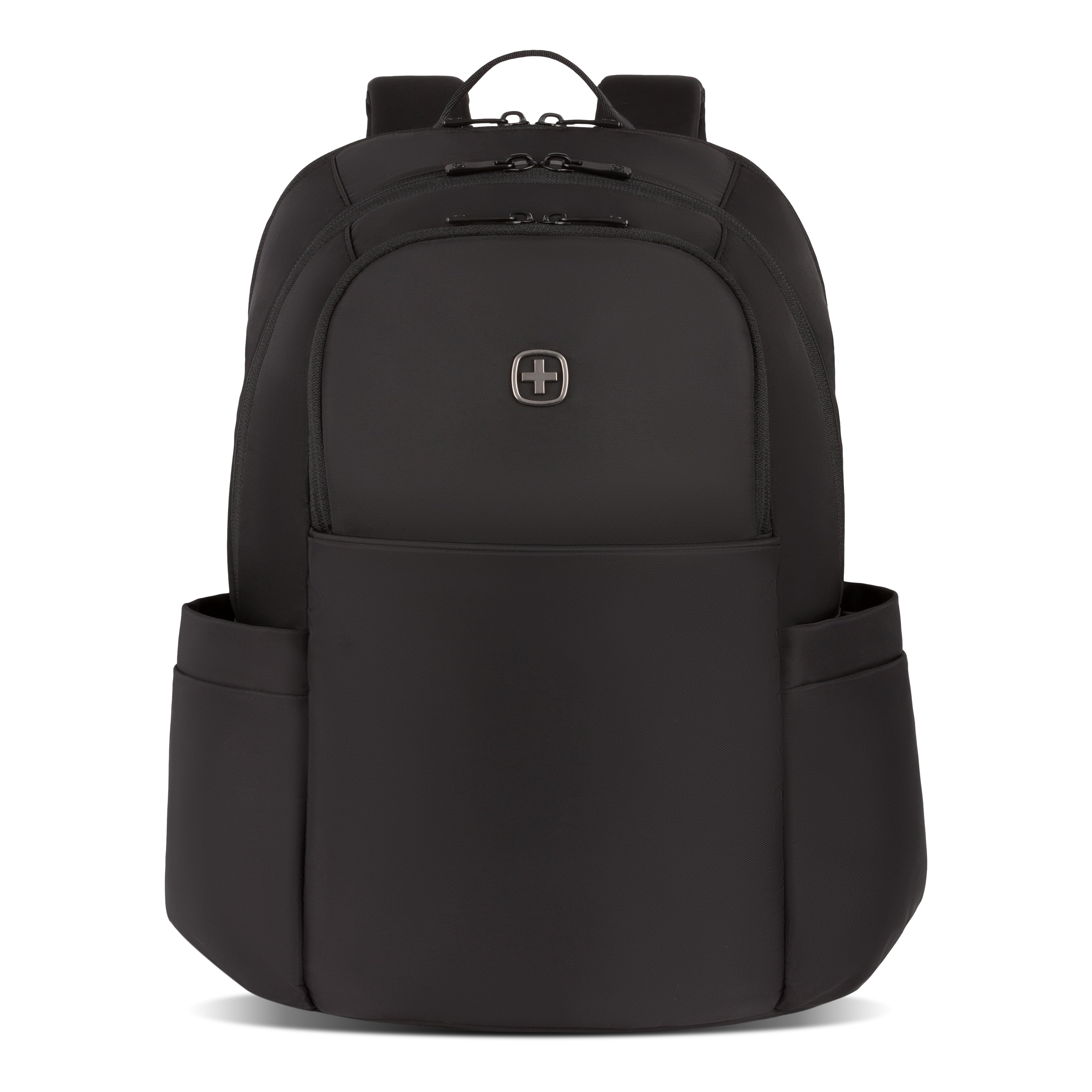 SWISSGEAR Bloom Laptop Backpack, Compact/Lite for Men/Women, College/Office/Everyday, Black/Black