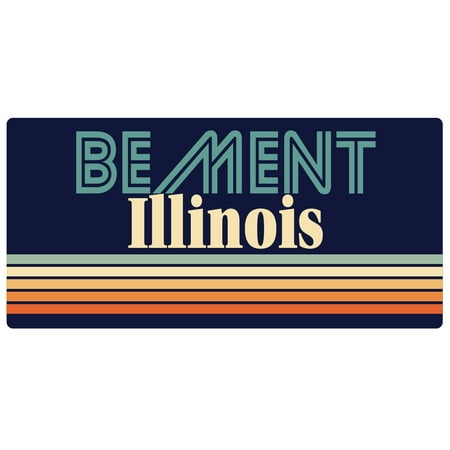 

Bement Illinois 5 x 2.5-Inch Fridge Magnet Retro Design