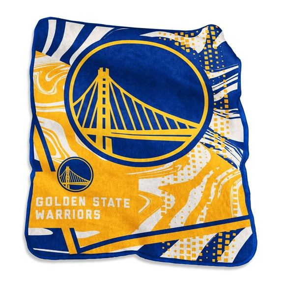 Golden State Warriors 50" x 60" Swirl Raschel Throw Blanket