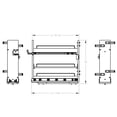 thumbnail image 3 of 8" "No Wiggle" Soft-close Under Drawer Base Pullout, 3 of 3