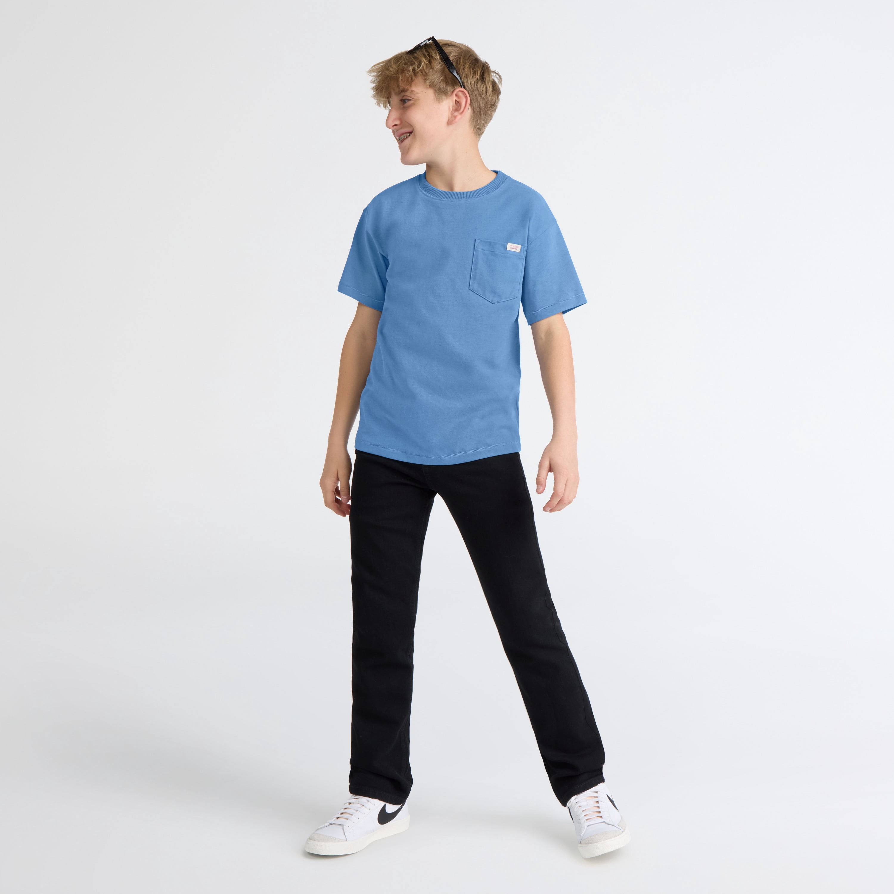 Levi Strauss Signature Boys Short Sleeve Pocket Tee, Sizes 4-18