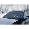 thumbnail image 2 of FrostGuard XTEND Automotive Winter Windshield Cover for Snow, Frost & Ice, One Size, Extension Panels, 55-66x41 inches, Black, 2 of 7