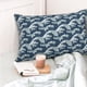 thumbnail image 4 of Fotbe A Japanese Great Wave Funda de Almohada Decorativa Estilo Occidental, Lujo en Algodón, Fundas para Almohadas King, Cojín Estampado para Decoración del Hogar-16"x24", 4 of 6