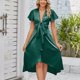 thumbnail image 5 of Vestido de mujer A Line Arco con cuello en V Vestidos casuales Manga corta Todo fósforo para cóctel FLhrweasw Para estrenar, 5 of 7