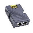 thumbnail image 1 of Passive PoE Injector, PoE Injector 48-57V Fast Transmission ABS 3A 10 100 1000Mb/s with LAN for Satellite, 1 of 7