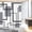 Gray, variant on Black and White Shower Curtain Geometric Grey and Black Modern Abstract Shower Curtains for Mens Bathroom Decor Bath Curtain,72"x72"