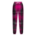 thumbnail image 5 of WXLWZYWL Women Merry Christmas Sweatpants Drawstring Jogger Snowflake Fun Print Elastic Waist Casual Trousers Warm Comfy Pants with Pockets, 5 of 5
