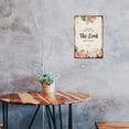 thumbnail image 5 of Metal Signs Proverbs 16 9 Bible Verse Wall Art Christian Wall Art Scripture Poster Bible Quote Poster Decorations for Living Room Print for Bedroom Picture Painting (8x12 in), 5 of 5