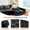 thumbnail image 3 of Gianna Modular Sectional Sofa with 6 Seats: Luxurious Comfort and Storage in an L-Shaped Design for Your Living Space, 3 of 5