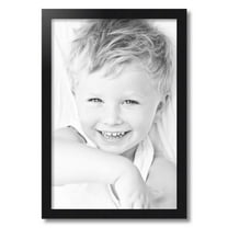 ArtToFrames 16x24 Inch Black Steel Picture Frame, This Black MDF Poster Frame is Great for Your Art or Photos, Comes with 060 Plexi Glass (4639)