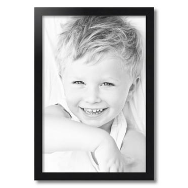 ArtToFrames 16x24 Inch Black Steel Picture Frame, This Black MDF Poster Frame is Great for Your Art or Photos, Comes with 060 Plexi Glass (4639)