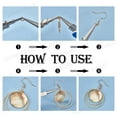 thumbnail image 4 of DIY Geometry Theme Earring Making Kits Including Natural Black Lip Shell Pendants Brass Linking Rings & Earring Hooks Alloy Bar Links Connectors Golden, 4 of 7