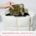 thumbnail image 6 of Map Section Decorative Velvet Jewelry Box with Removable Compartment - Portable Necklace Organizer - Great Gift!, 6 of 7