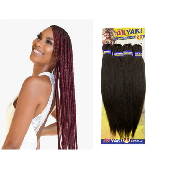 Beauty Elements Bijoux Realistic 100% Kanekalon Jumbo Braids Pre-Stretched 4x Yaki - 26" ( #613 Pure Blonde )