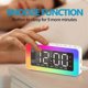 thumbnail image 2 of Digital Alarm Clock for Bedrooms with Light,Dual Loud Mirror Alarm Clocks for Heavy Sleepers Adults,Teens,Kids with Snooze,10 Levels Brightness Bedsid, 2 of 5