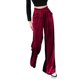 thumbnail image 2 of Txlixc Pantalones de terciopelo de piernas anchas para mujeres, pantalones elásticos casuales de cintura alta y ancha Txlixc  moda, 2 of 5